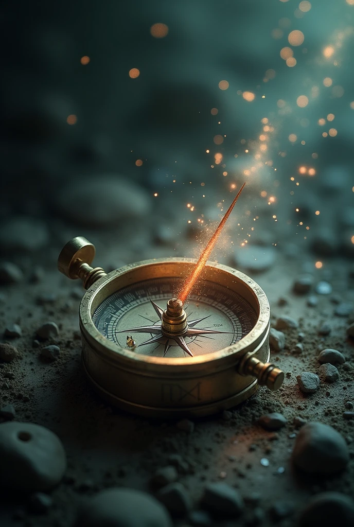 Compass spinning wildly