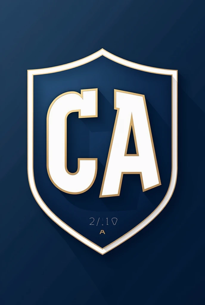 Create a football shield for a football team called Confa A where the main color is HEX: #003399 and the white