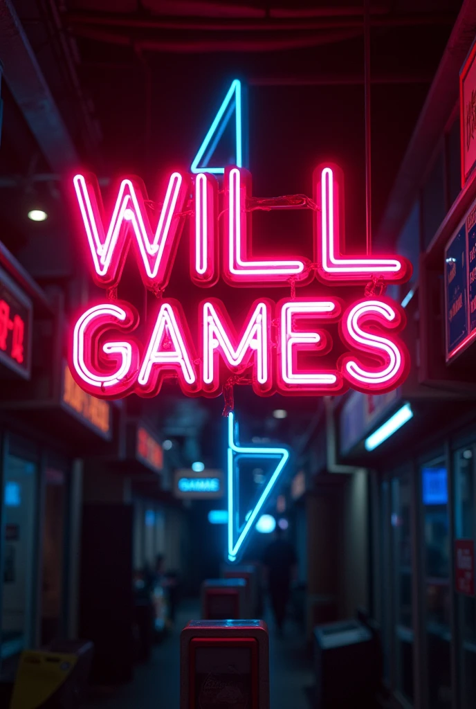 '' Will Games'' letrero
