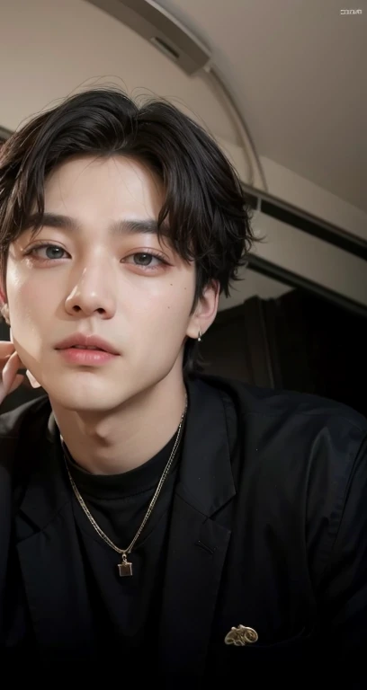 Jungkook from BTS face, Fotorrealista, Ultra HD, 8k.