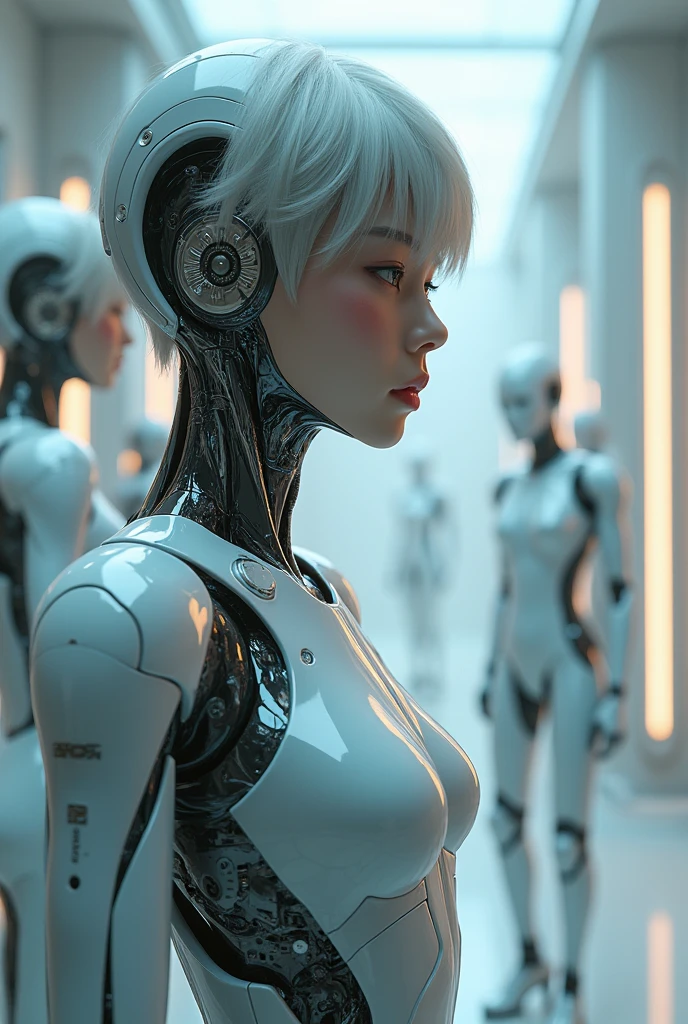 Robot park jimin realist like the game "Detroit"