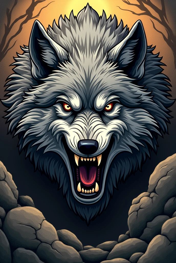 Mexican army style logo that inspires fear Relationship with the wolf