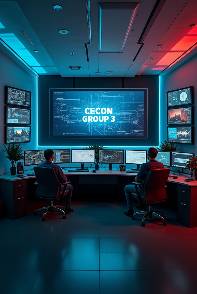 A Control Center with the title CECON GROUP 3 