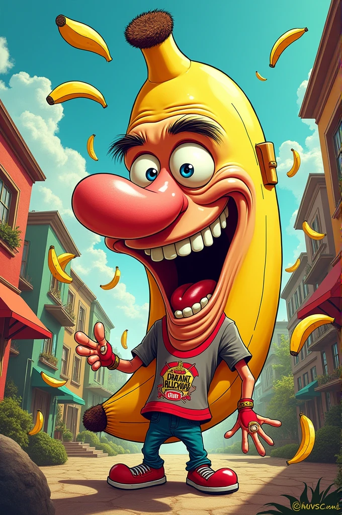 Drawing of the song El Bananero