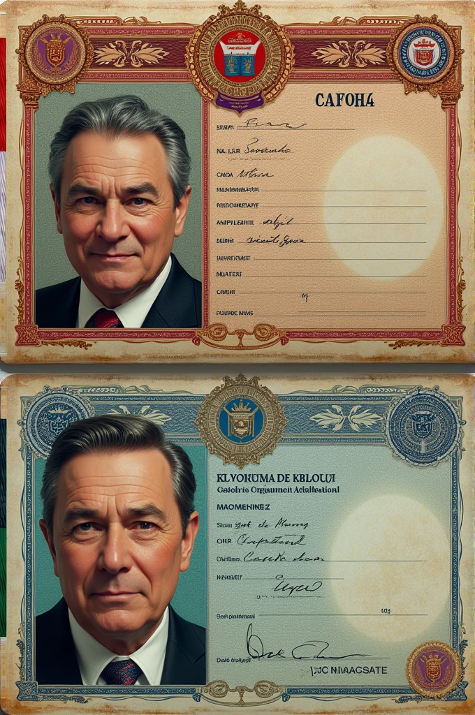 ((best quality)), passport of a country called Cordovia