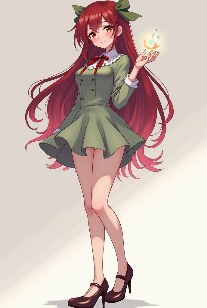 anime girl in heels