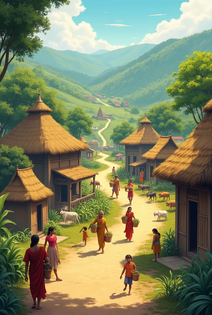 In village india
Also there
