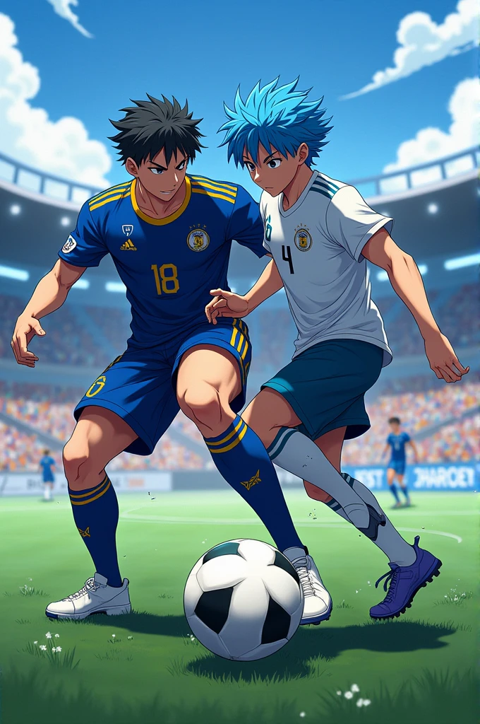 Reo and Chigiri from anime blue lock