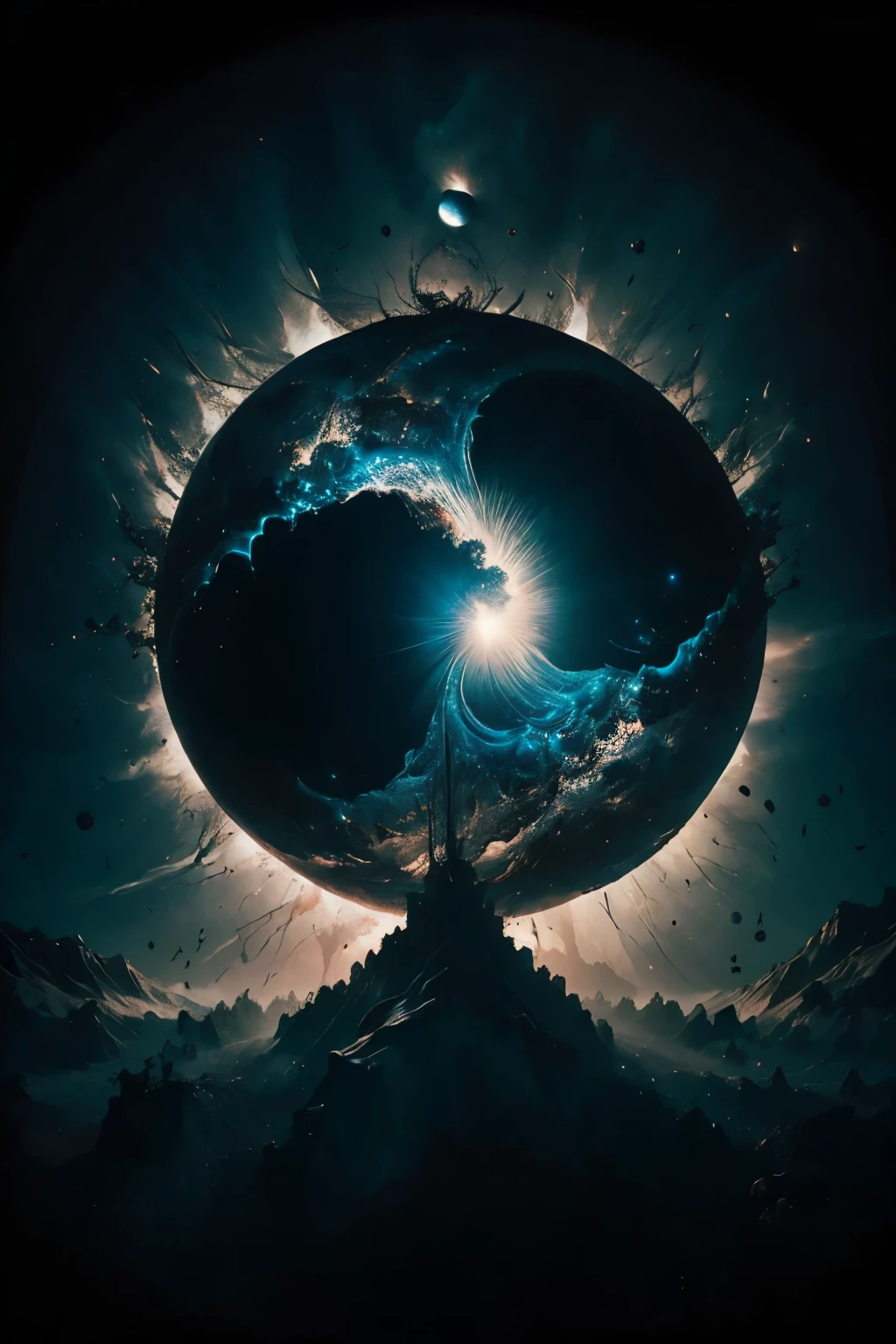 In their bestial form, they have colossal claws that allow them to have duplicate upper limbs., noseless, whitish appearance and it is as if they carry tree spirits in their bodies that hang like a cloak, his eyes are two deep, round black spheres.