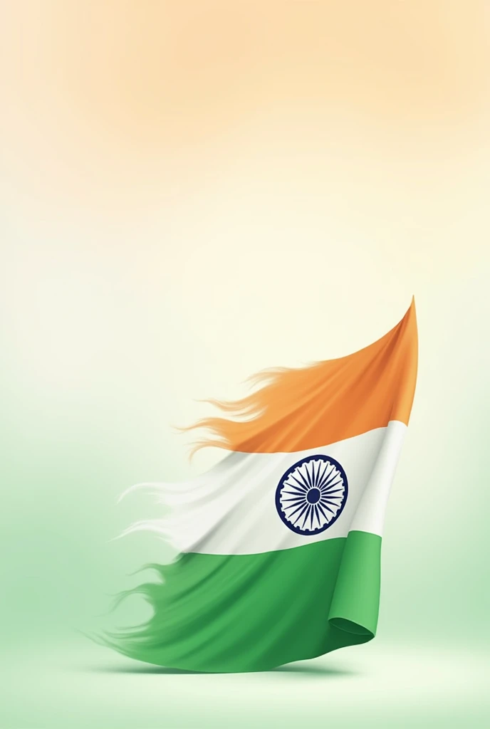 Independent’s day poster for new hypermarket simple design and light backgrounds also include indian flag colours