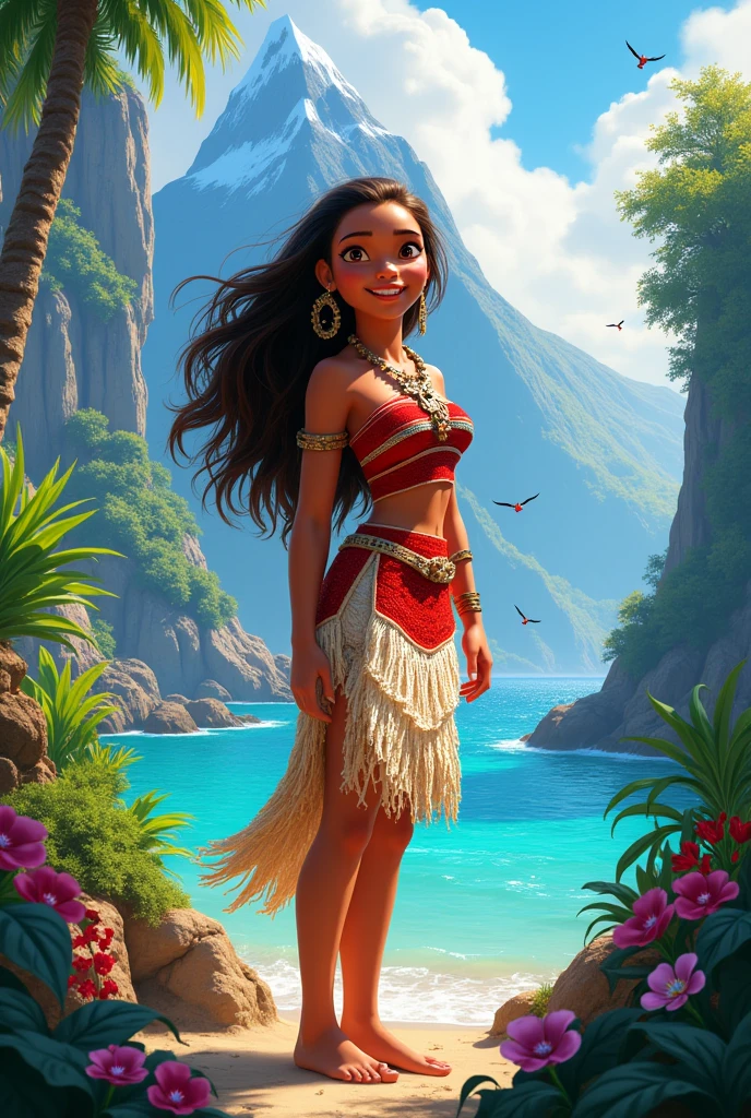 Draw Moana (disney's princess)
