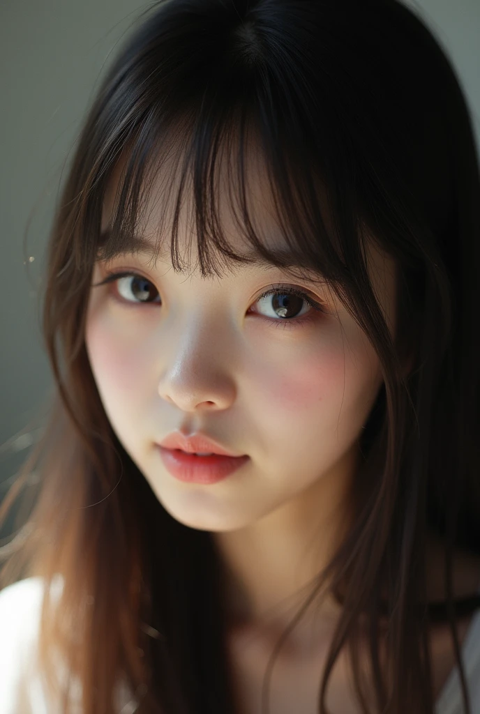 Highest quality, Face Focus, Soft Light, Ultra-high resolution, (Realistic:1.4), RAW Photos,
1 Japanese girl, alone, cute, (pupil, Light in your eyes), Beautiful face in every detail, (Small box),(High resolution detail of human skin texture),
(Long Hair),
indoor,Reverse Bunny