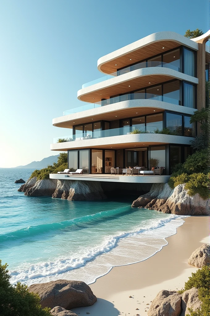a nice big building that looks like a millionaire surfer