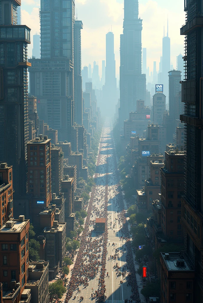 Generate a huge city.