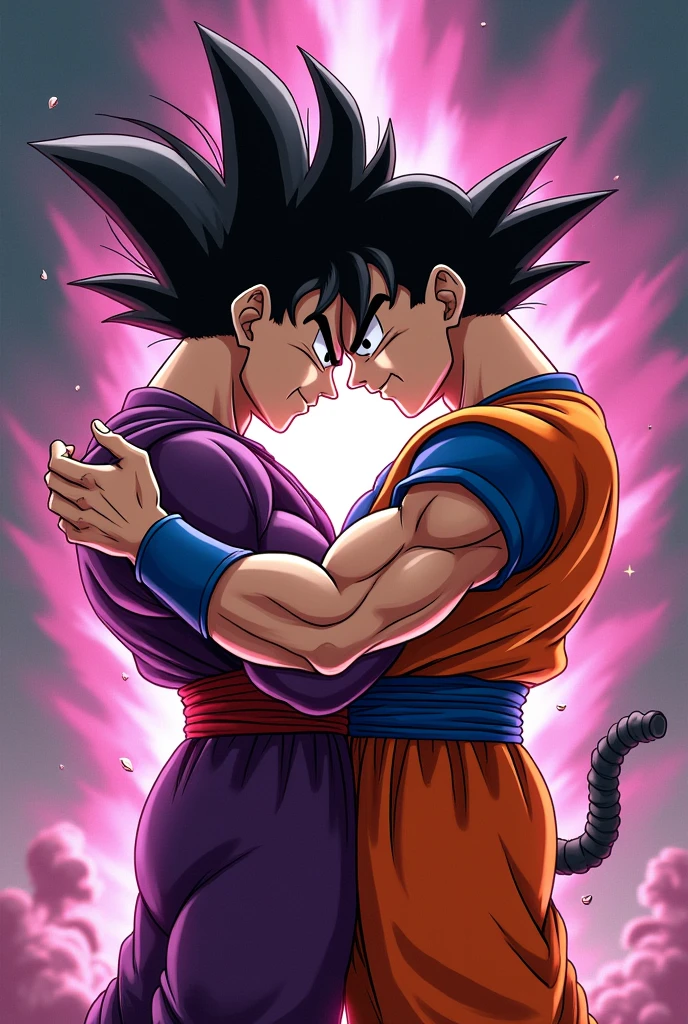 Goku penetrating Vegeta(sexual act)
