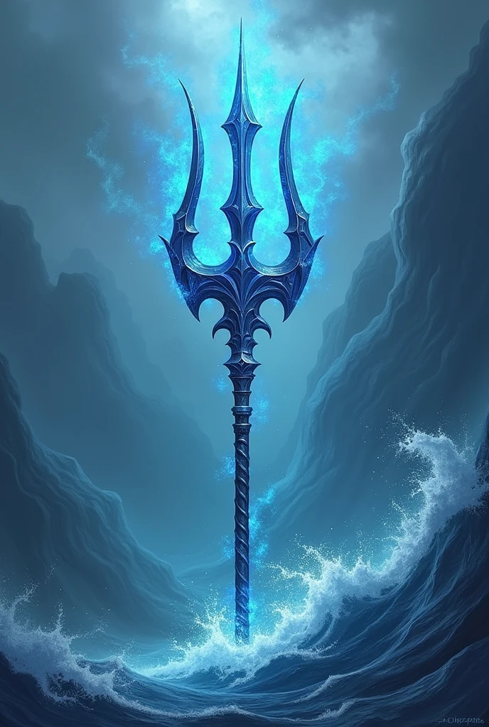 make 5 fantasy trident blue crest