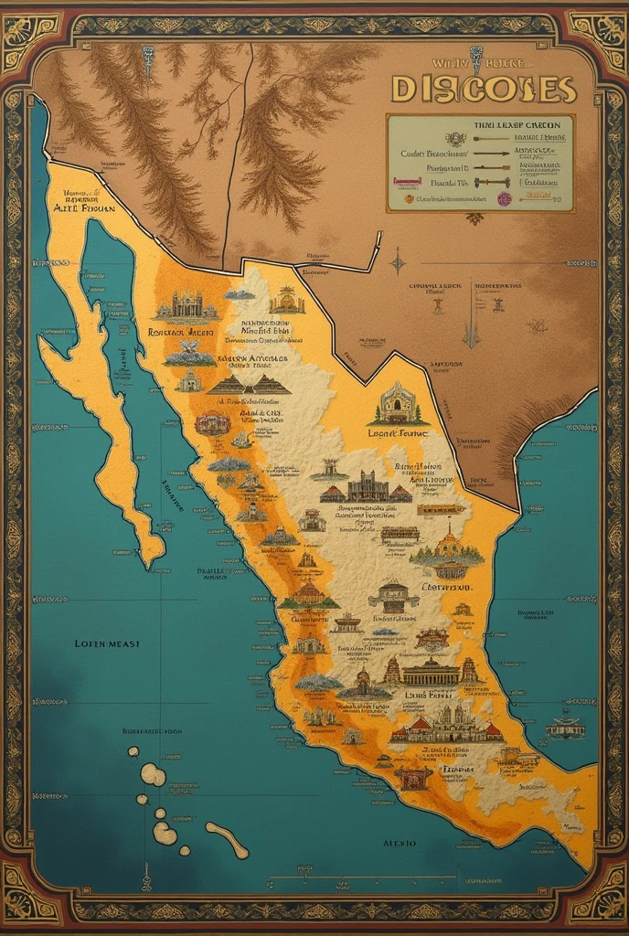 Draw all the Aztec dioceses in Aztec territory
