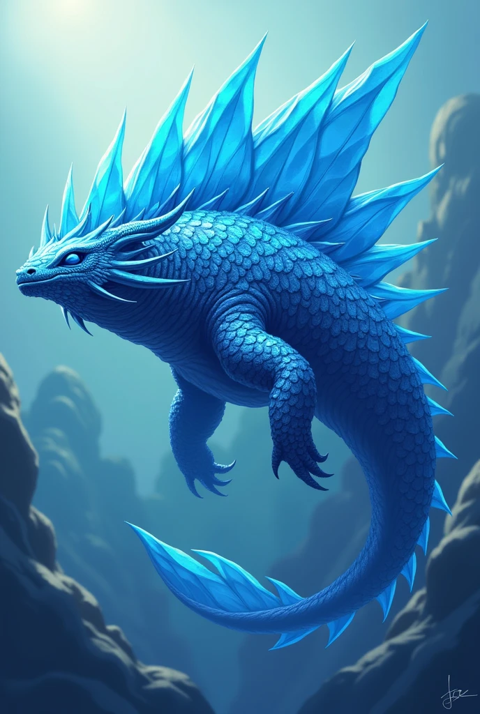 make 5 fantasy flat blue crest leviathan 