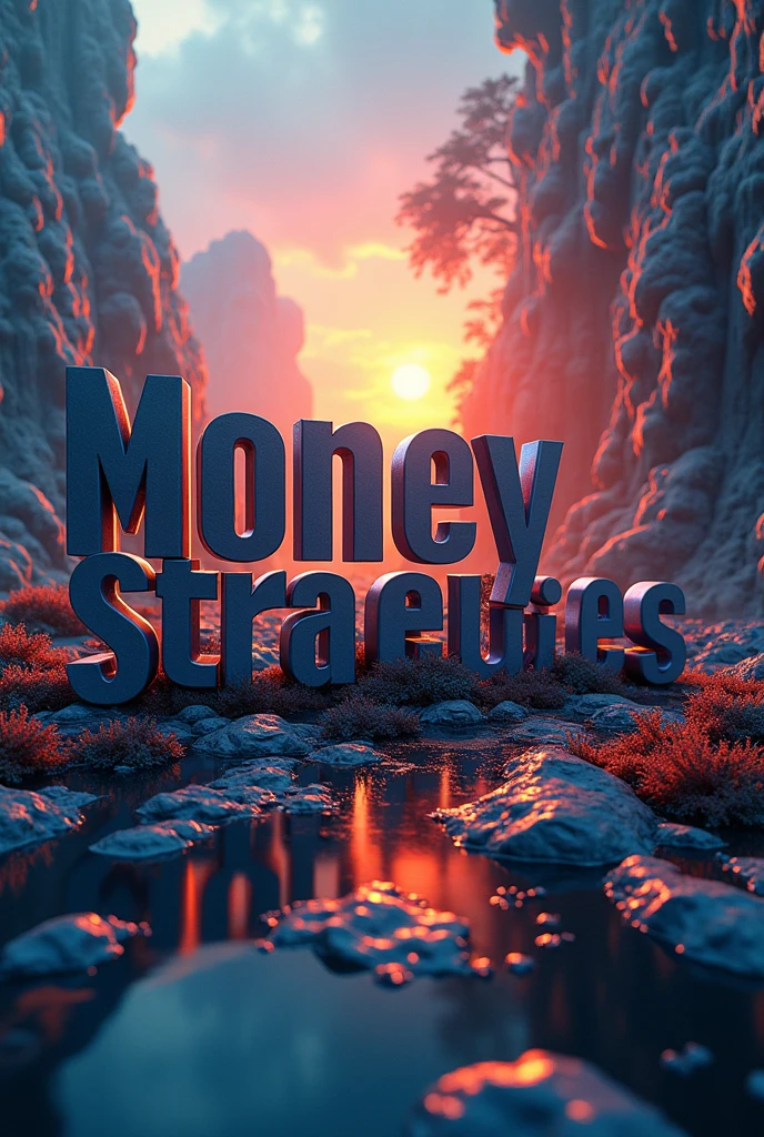 Create an eye-catching image that has money strategies text