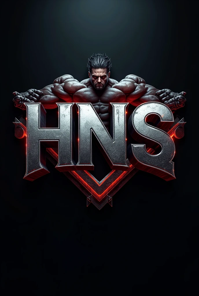 HNS logo with alpha men theme