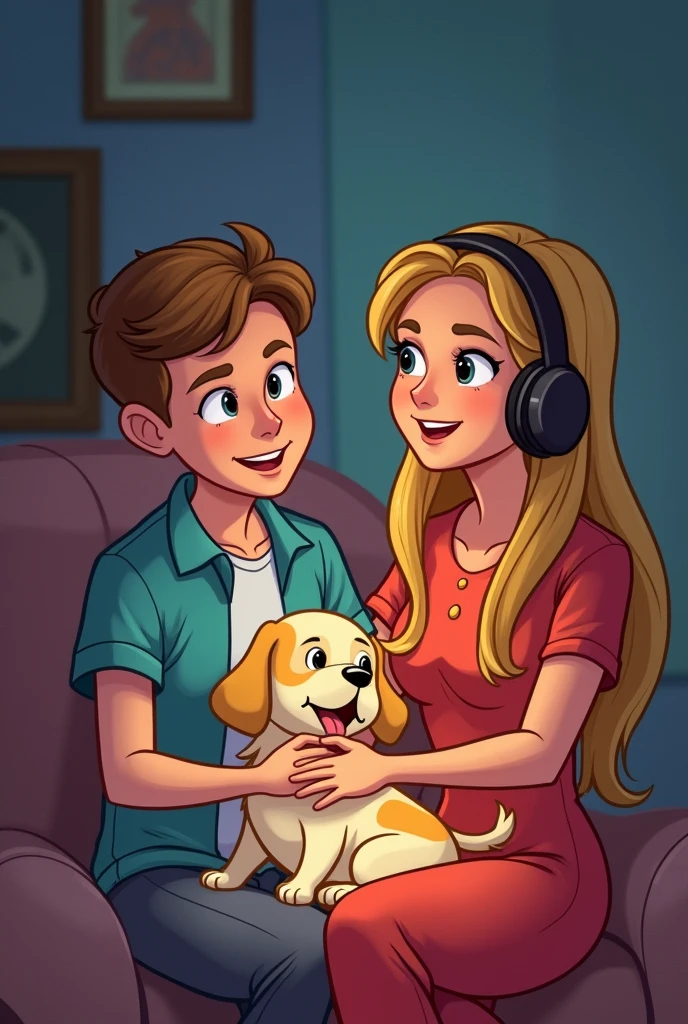 Animated lyrics that say music for therapy

