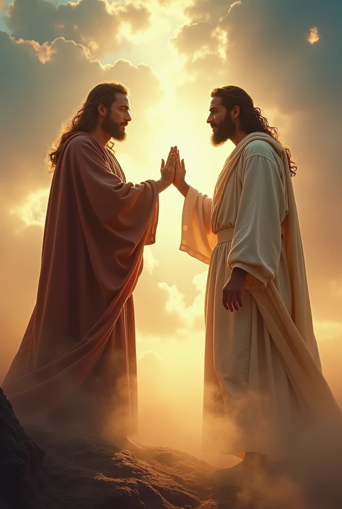 Moses and Elijah in Heaven Apparition