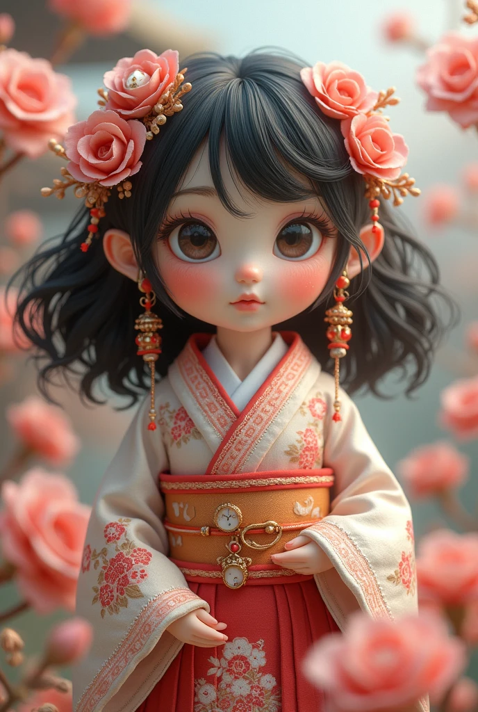 absurd, high resolution, Extremely detailed, 1 Girl, Solitary, Extremely detailed eyes, starfish, seashell, shell, flower, have, Hair accessories, Jewelry, straw have, Looking at the audience, sunglasses, have flower, straw, Hairpin, earrings, red flower, have色眼镜, yellow flower, Bangs, English text, Colorful hair, orange flower, Black Hair, ring, cup, Long hair, orange-have色眼镜, food, Brown hair, portrait, shell Hair accessories