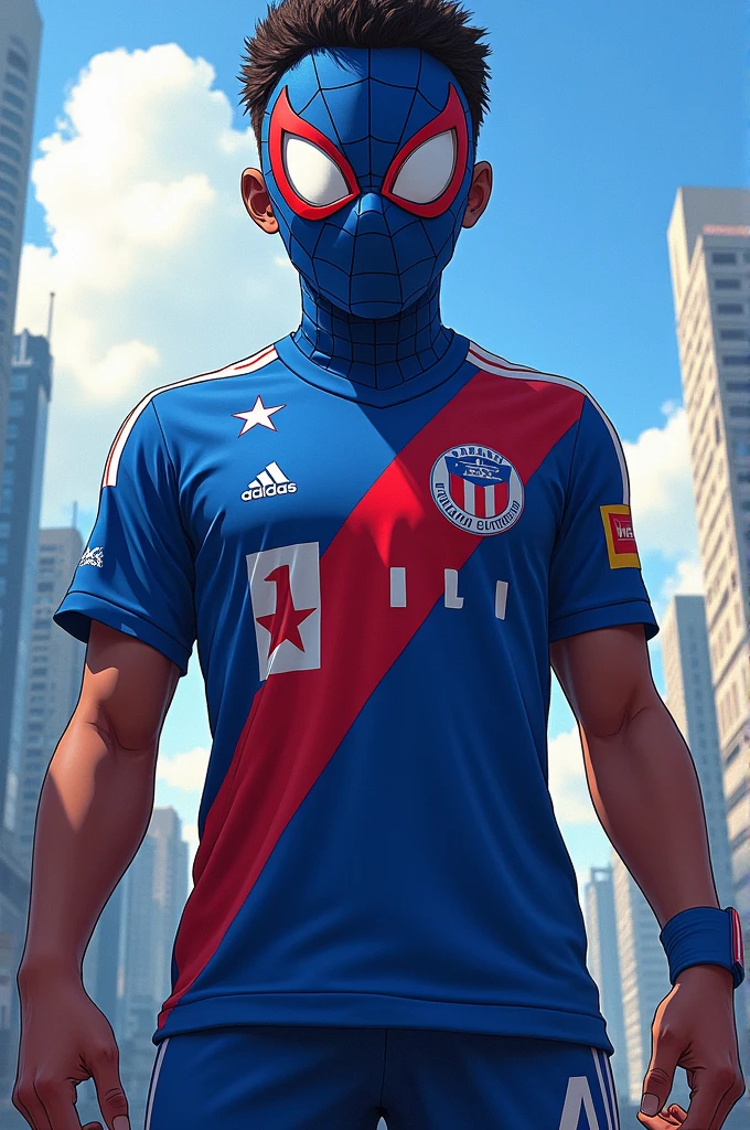 Miles Morales with the University of Chile shirt