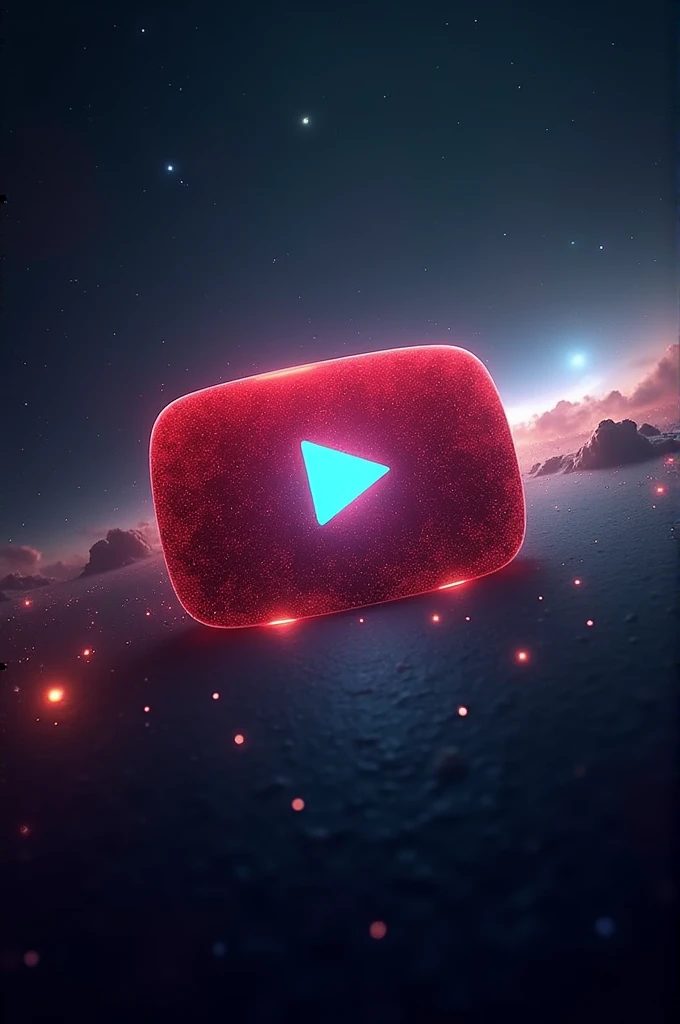 Generate an image of the alien-style YouTube logo with the word YouTube