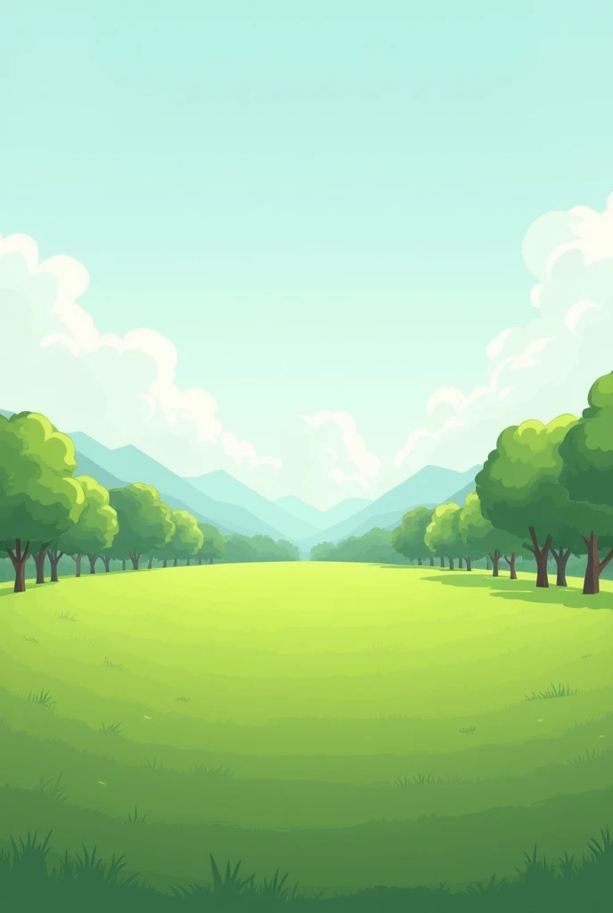 Flat park image without trees 1600x720