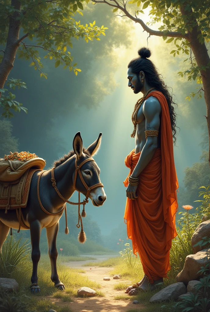 When a donkey asked Mahadev why everyone uses me like a donkey, what did Mahadev say?
