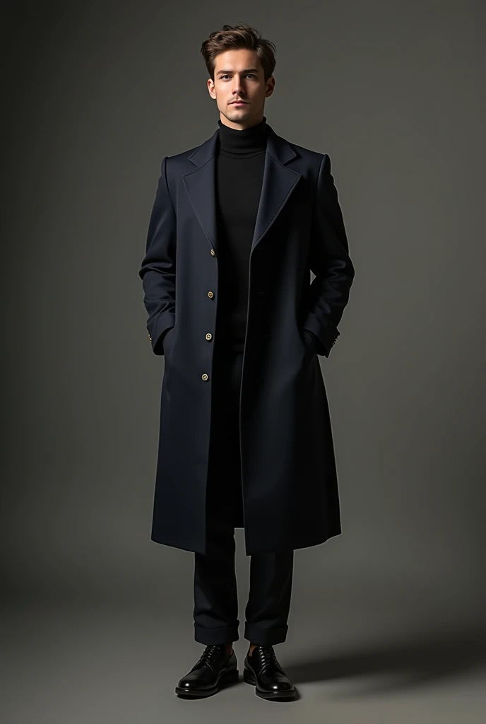 ((a handsome man, male model modern clothes, full - length portrait: 1.5)), (best qualityer, 4K, 8k, high resolution, work of art: 1.2), ultra detaild, (Realist, fotorRealista, fotorRealista : 1.37), HDR, High definition, strong bodie ,studio lighting, ultra-fine painting, sharp focus, rosto comely , Seriously , comely ,physically based representation, extremely detailed description, proffesional, bright coloured, bokeh, dramatic lighting, film composition