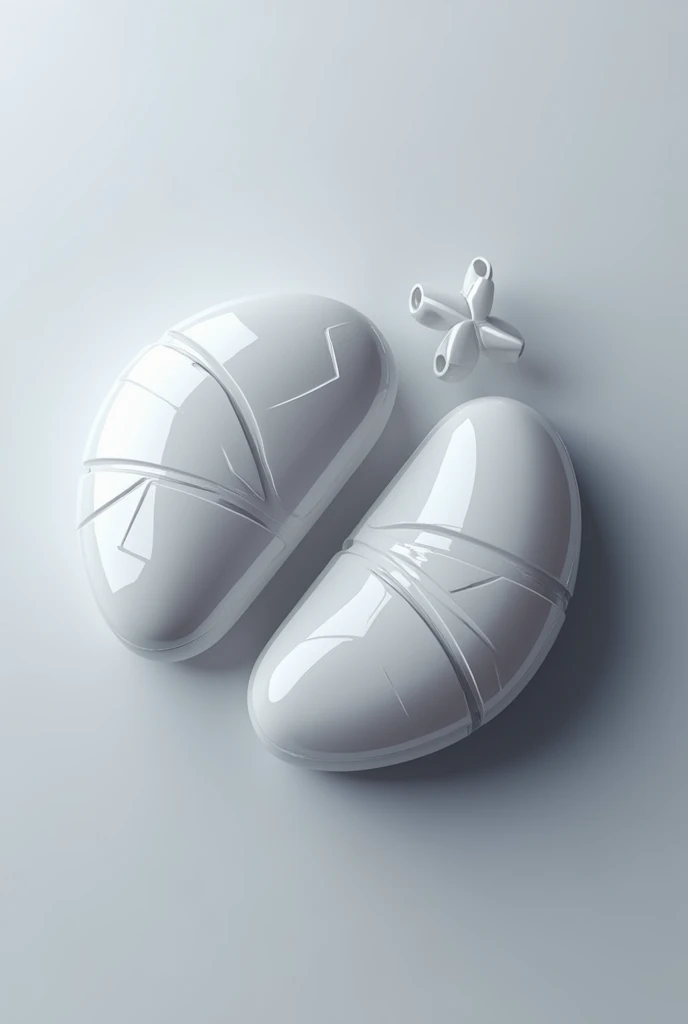 Make a medicine tablet invention that incorporates conic sections shape
