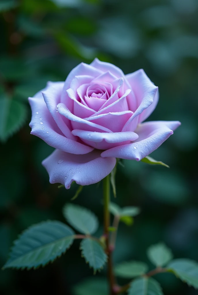 A beautiful rose with the name of lilac.