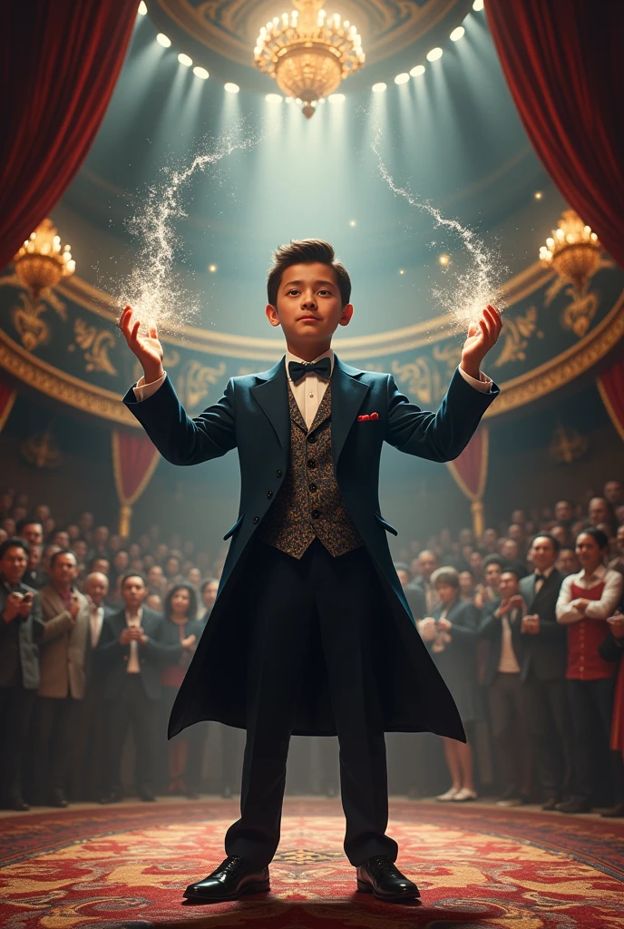 fancy,Magic power,Realistic boy magician  