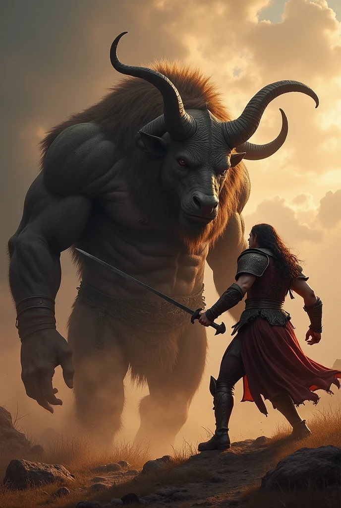 a war against a minotaur