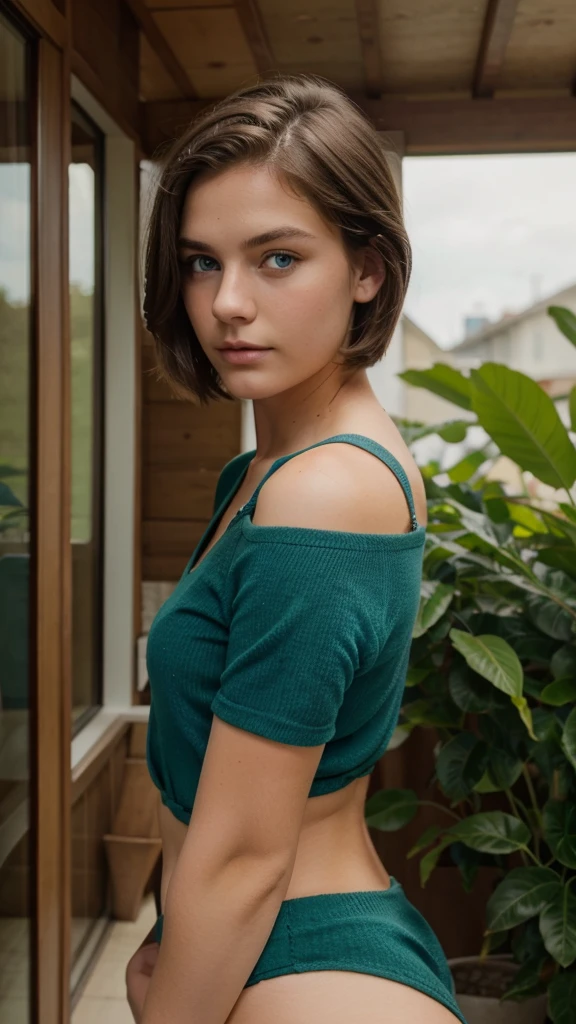 Gantlman, short dark blond hair, green blue eyes,  22 years old