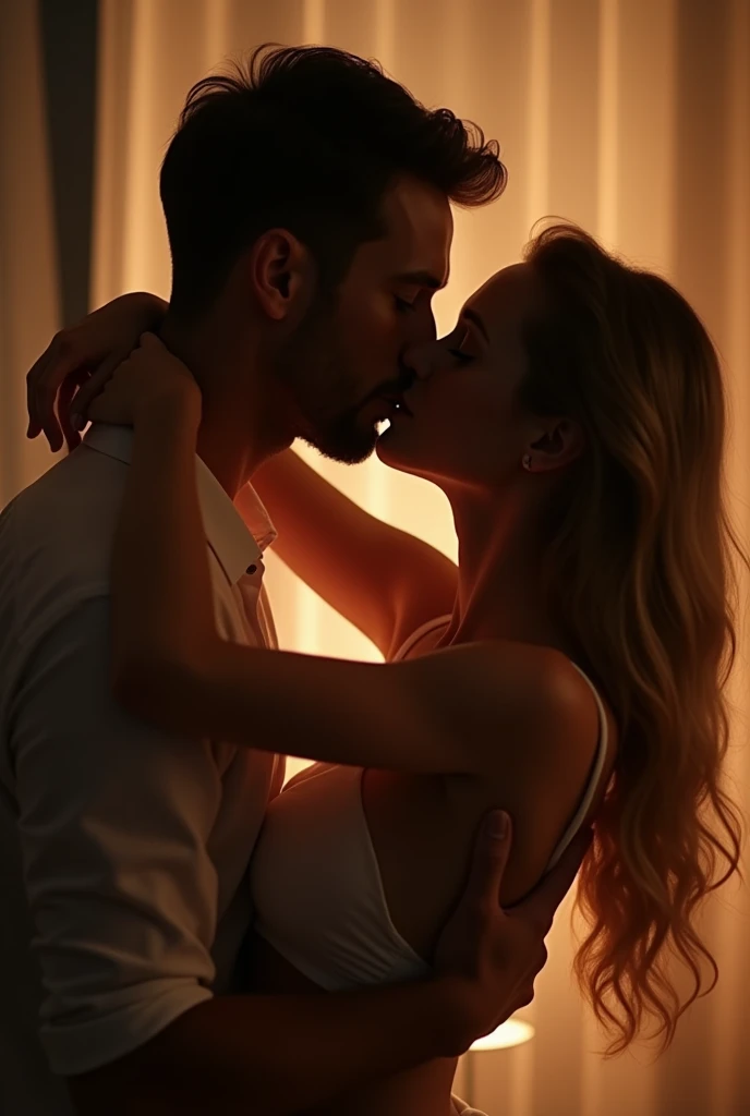 Realistic photo of fucking girl +forcely kiss