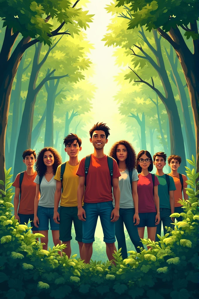 A poster about afforestation