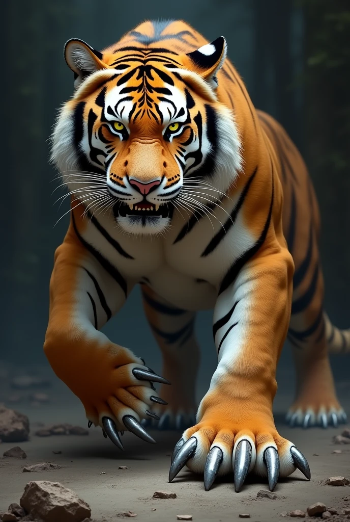 A tiger with steel claws 