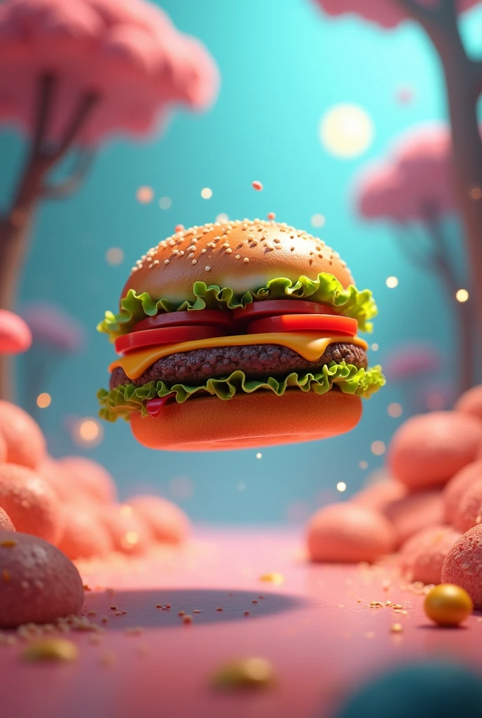 A flying burger