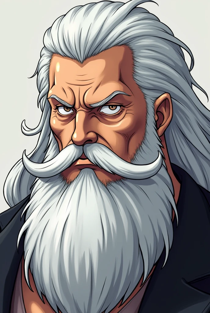 Create the white beard from One Piece like me