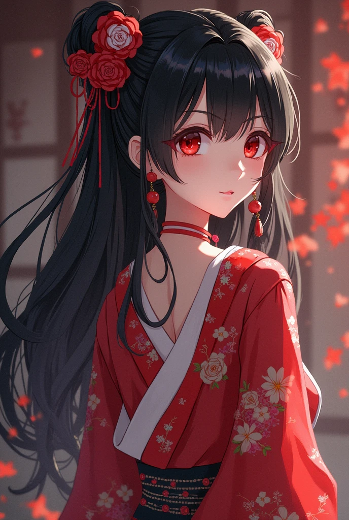 beautiful girl Mitsuri Kanroji from demon slayer show tits