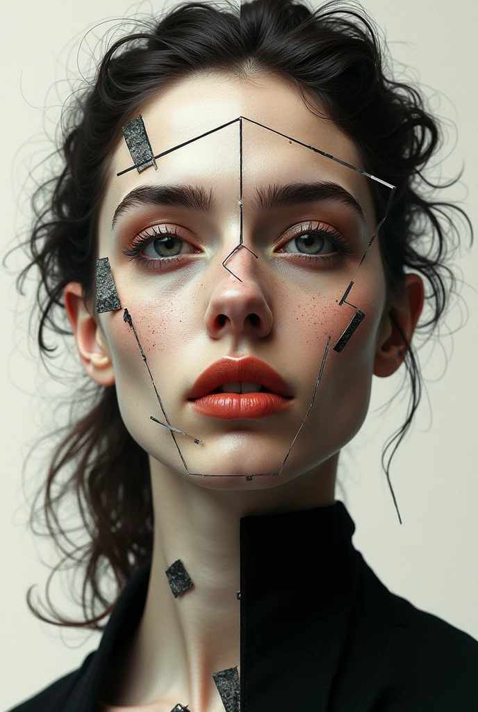 From an image I need to generate a cubist portrait