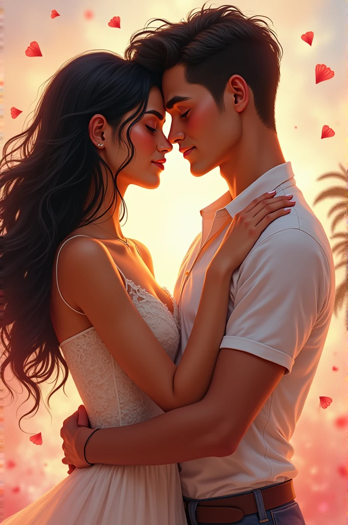 Xiomara and Hugo names images of love