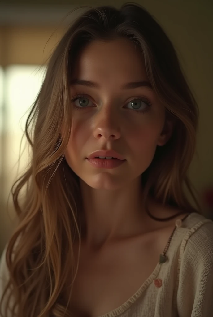 E-girl watching porn