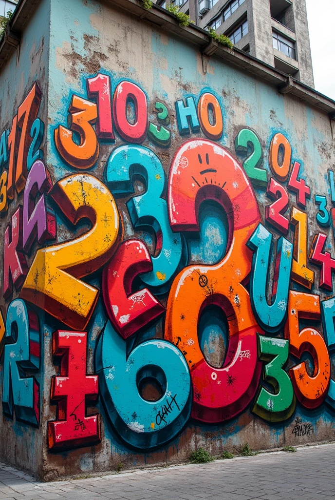 Create multiplication table graffiti