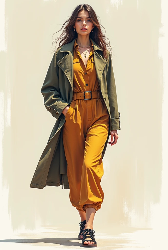 Imagine that you are a super successful fashion designer and need to create a new collection of clothes and shoes.generate photos of an clothing collection for summer-spring 2025. use trends that will be in the future. for example, , natural fabric, painting on clothes, leather, different textures. make these photos detailed and make the whole collection match each other. the photos should contain 8 to 10 models/ thats must be a fashion sketches amd models in a full height
create a hight fashion. Add more details and accessories