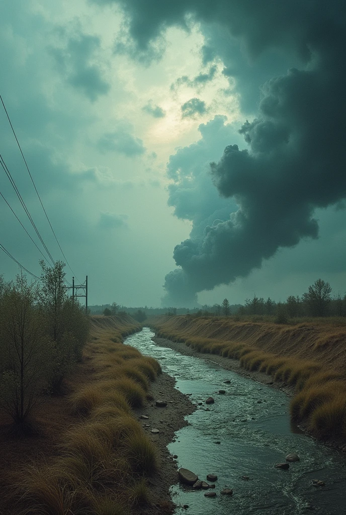 Images of natural disasters, such as storms and droughts