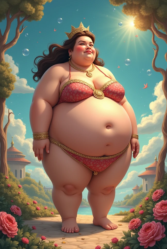 A fat princess without buttocks